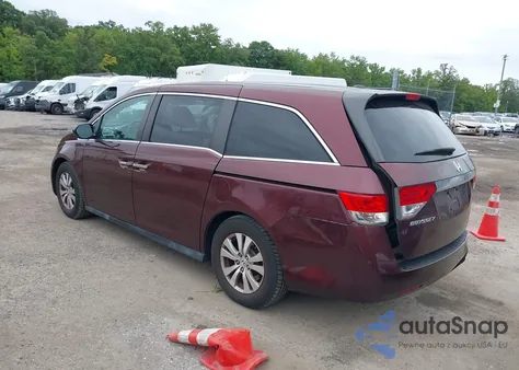 2015 Honda Odyssey Ex-L из США, поврежденный, VIN 5FNRL5H62FB093294